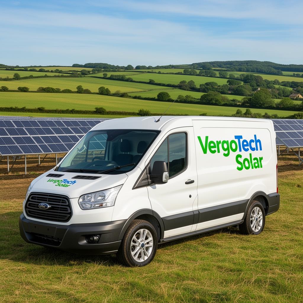 VergoTech Solar van at farm installation